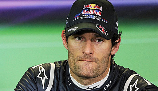 Mark Webber wurde in Melbourne mit 38 Sekunden Rückstand auf Sebastian Vettel Fünfter