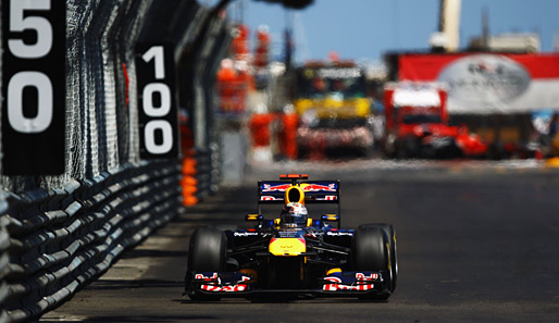 Ein spektakuläres Rennen: Sebastian Vettel konnte den Monaco-GP für sich entscheiden