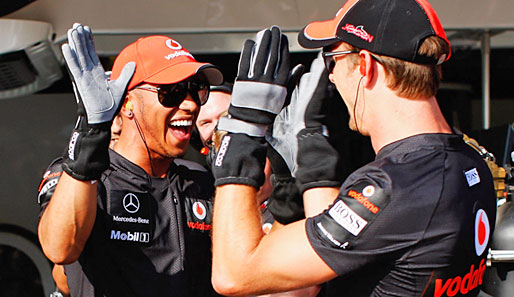 Lewis Hamilton und Jenson Button haben bei McLaren gemeinsam jede Menge Spaß