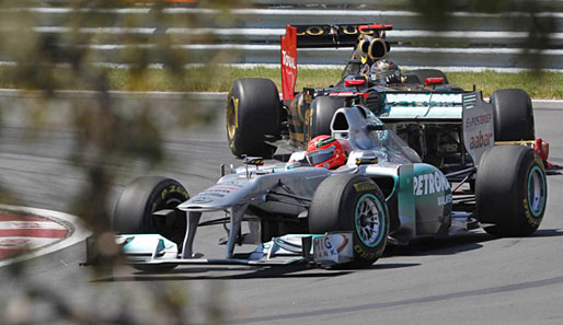 Mercedes und Lotus-Renault haben den Anschluss an die drei Top-Teams verloren