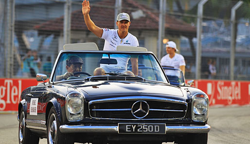Michael Schumacher hat bei Mercedes noch einen Vertrag bis Ende 2012