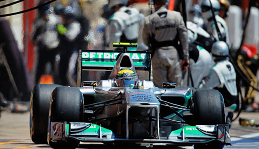 Nico Rosberg wartet in dieser Saison noch auf den ersten Podestplatz mit Mercedes