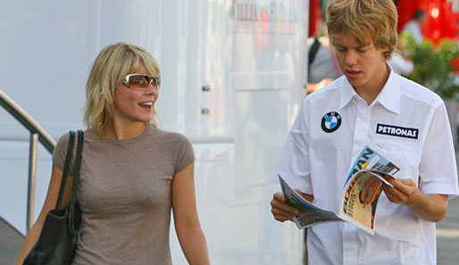 Sebastian Vettels Freundin Hanna wurde zuletzt 2006 im Fahrerlager der Formel 1 fotografiert