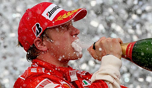 2007 wurde Kimi Raikkönen im Cockpit von Ferrari Formel-1-Weltmeister