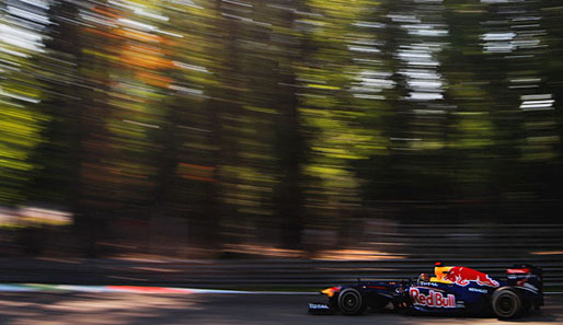 Sebastian Vettel fuhr in Monza mit großen Vorsprung auf die Pole-Position