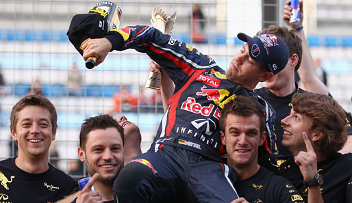 Sebastian Vettel hat mit seinem Sieg in Yeongam den Konstrukteurs-Titel geholt