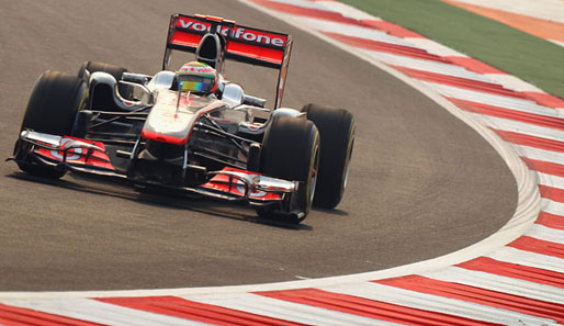 Lewis Hamilton wurde seine Bestzeit im ersten Training in Indien zum Verhängnis