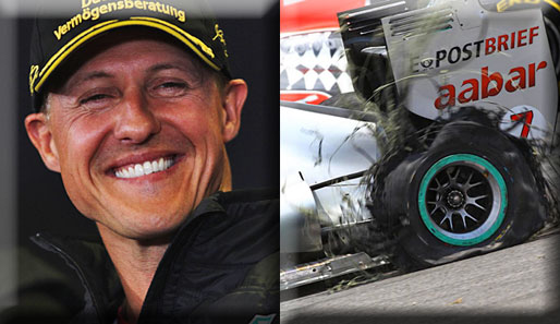 Michael Schumacher machte in einigen Rennen sehr viel Spaß, in anderen machte er Fehler