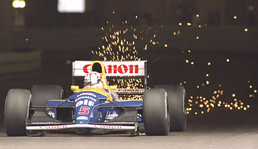 Nigel Mansell holte in der Saison 1992 den WM-Titel mit Williams