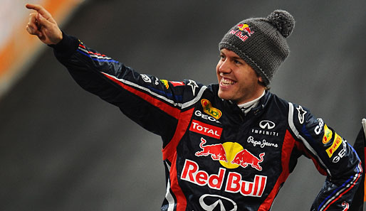 Weltmeister Sebastian Vettel freut sich auf seinen wohlverdienten Urlaub