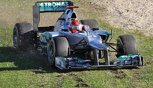 Michael Schumacher musste in Melbourne seinen Mercedes mit Getriebeschaden abstellen
