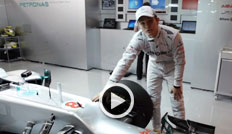 Mercedes, Nico Rosberg, Video