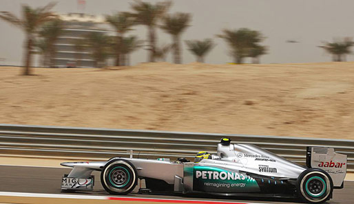 Nico Rosberg war nach seinem Sieg in China in Bahrain gleich wieder ganz vorne