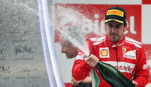 Fernando Alonso fuhr in Neu-Delhi noch von Startplatz fünf auf Rang zwei vor