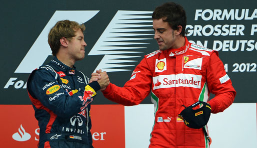 Sebastian Vettel (l.) und Fernando Alonso sollen in Zukunft das Dream Team bei Ferrari bilden