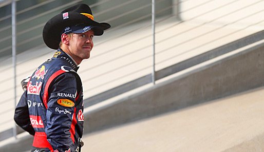 Wer braucht schon Charisma, wenn man so einen Hut hat: Sebastian Vettel