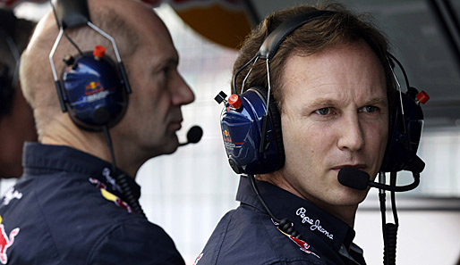 Red-Bull-Erfolgsduo Christian Horner (r.) und Adrian Newey (l.) sind bei Ferrari heiß begehrt