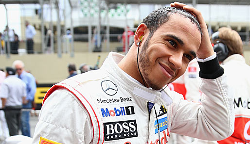 Neu-Silberpfeil-Pilot Lewis Hamilton hat bei seinem ersten Auftritt Optimismus ausgestrahlt