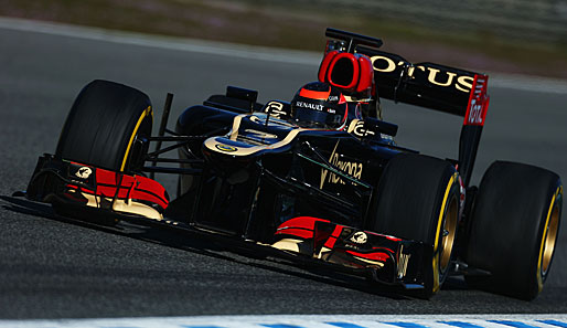 Iceman Kimi Räikkönen und sein Lotus lassen die Konkurrenz um Red Bull staunen