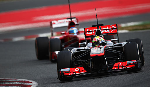 Sergio Perez setzte mit seinem McLaren in Barcelona ein dickes Ausrufezeichen