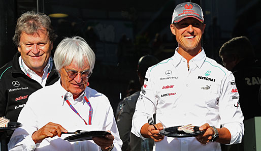 Bernie Ecclestone wünscht sich Michael Schumacher als Teamchef in der Formel 1