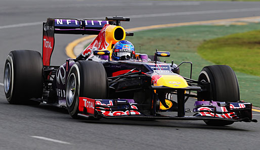 Sebastian Vettel und Red Bull hatten in Australien mit starken Reifenproblemen zu kämpfen
