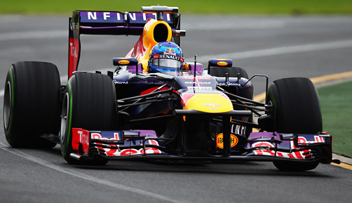Sebastian Vettel wird in Melbourne vor seinem Red-Bull-Teamkollegen Mark Webber starten