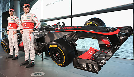 Sergio Perez (r.) geht in dieser Saison für McLaren an den Start