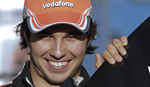 Fernando Alonso, Sergio Perez und Daniel Ricciardo sind am Dienstag <b>...</b> - sergio-perez-514