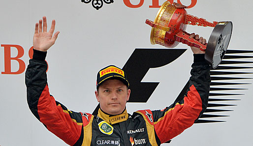 Kimi Räikkönen hat beim China-GP den zweiten Platz belegt und bleibt damit auch Gesamt-Zweiter