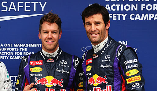 Das Kriegsbeil ist begraben - Sebastian Vettel und Mark Webber konnten ihre Differenzen begleichen