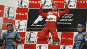 Für die SPOX-User ist Michael Schumacher (M.) der beste Fahrer aller Zeiten