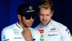 Sebastian Vettel und Lewis Hamilton erwichten keinen idealen Start in Suzuka