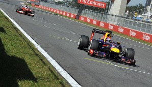 Sebastian Vettel (r.) hat beim Abschlusstraining vor dem Qualifying wieder die Spitze übernommen