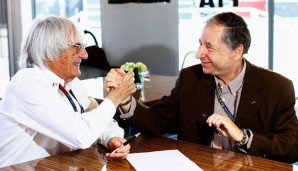 Seit Jahren gute Freunde: FIA-Chef Jean Todt und Formel-1-Boss Bernie Ecclestone