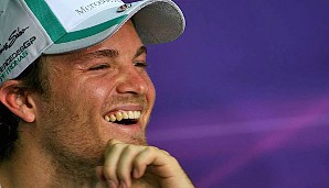Hat gut lachen: Nico Rosberg verwies Teamkollege Lewis Hamilton auf Rang zwei