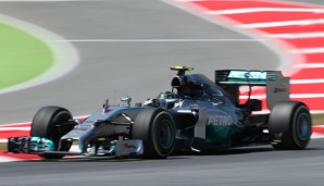 Nico Rosberg holte sich die Bestzeit beim dritten freien Training in Barcelona