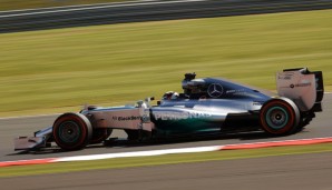 Lewis Hamilton hatte beim Training in Silverstone die Nase vorne
