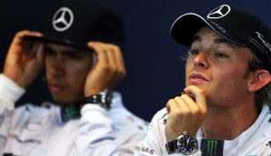 Lewis Hamilton und Nico Rosberg sind nach dem Unfall in Spa weiter gespalten