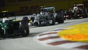Nico Rosberg kam in Singapur mit seinem Mercedes nicht mal an Marcus Ericsson im Caterham vorbei