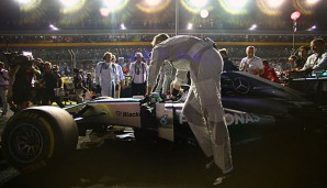 Nico Rosberg musste seinen Wagen in Singapur frühzeitig abstellen
