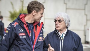 Bernie Ecclestone und Sebastian Vettel pflegen seit Jahren ein sehr gutes Verhältnis