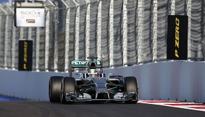 Lewis Hamilton verlebte einen ruhigen Nachmittag beim Russland-GP