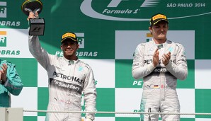 Lewis Hamilton und Nico Rosberg kämpfen in der Formel 1 um den WM-Titel