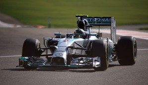 Nico Rosberg verwies seinen Konkurrenten Lewis Hamilton auf den zweiten Platz