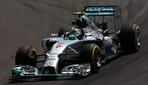Nico Rosberg lag im 3. Freien Training erneut vor Lewis Hamilton