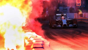 Lewis Hamilton sorgte als Weltmeister bei Mercedes für spektakuläre Bilder