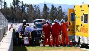 Fernando Alonso crashte bei Testfahrten in Barcelona