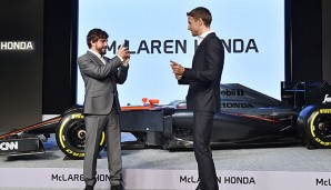 Fernando Alonso und Jenson Button sind die Fahrer für McLaren-Honda