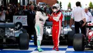 Sebastian Vettel und Nico Rosberg waren mit ihrem Rennen in Melbourne zufrieden